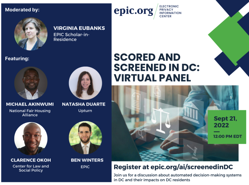 Events – EPIC – Electronic Privacy Information Center